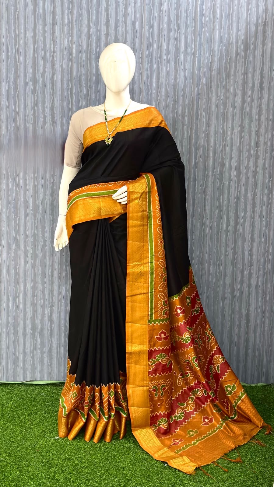 Premium Pure Pochampalli Soft Silk Bandhani Saree